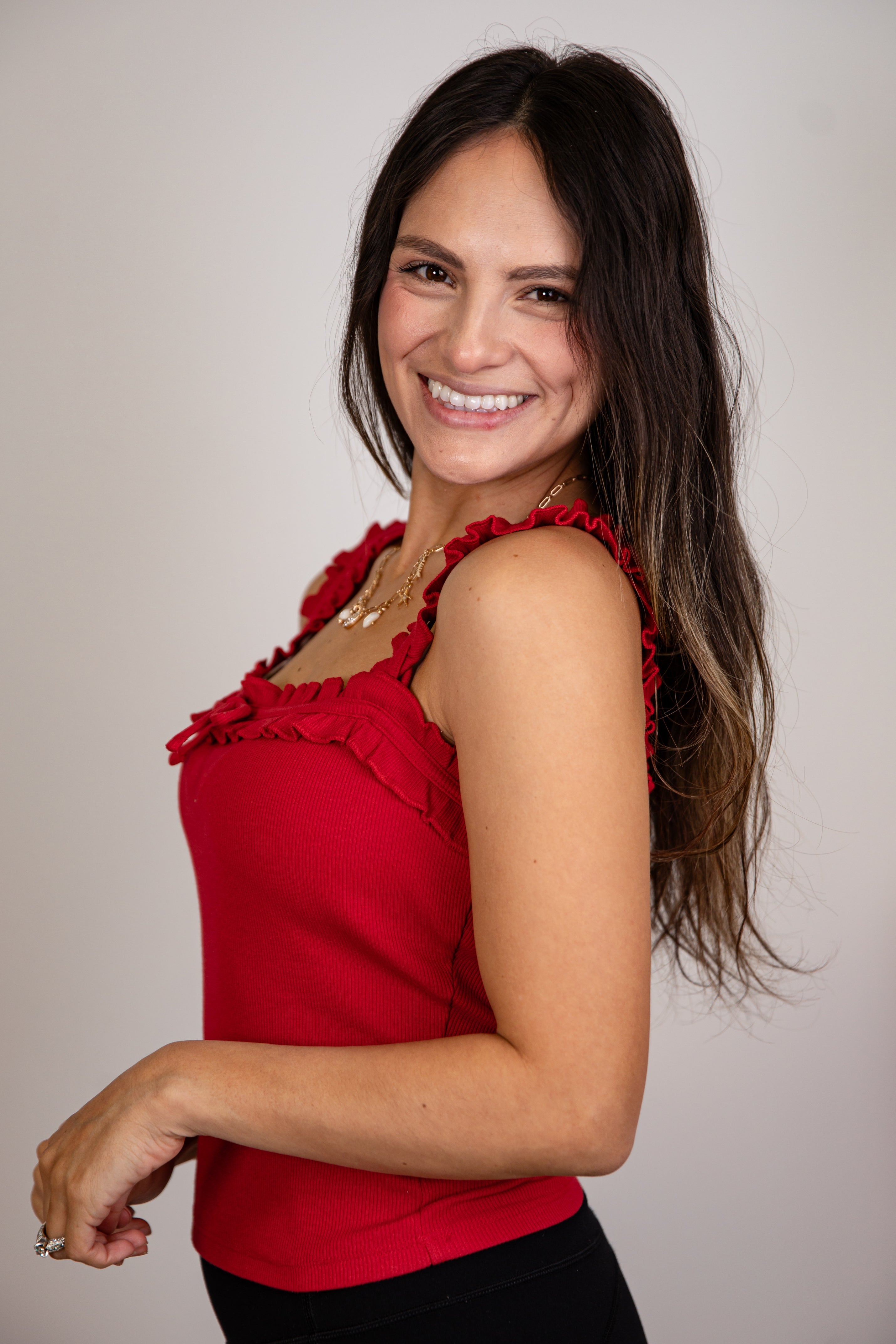 Sweet Escape Ruffle Tank