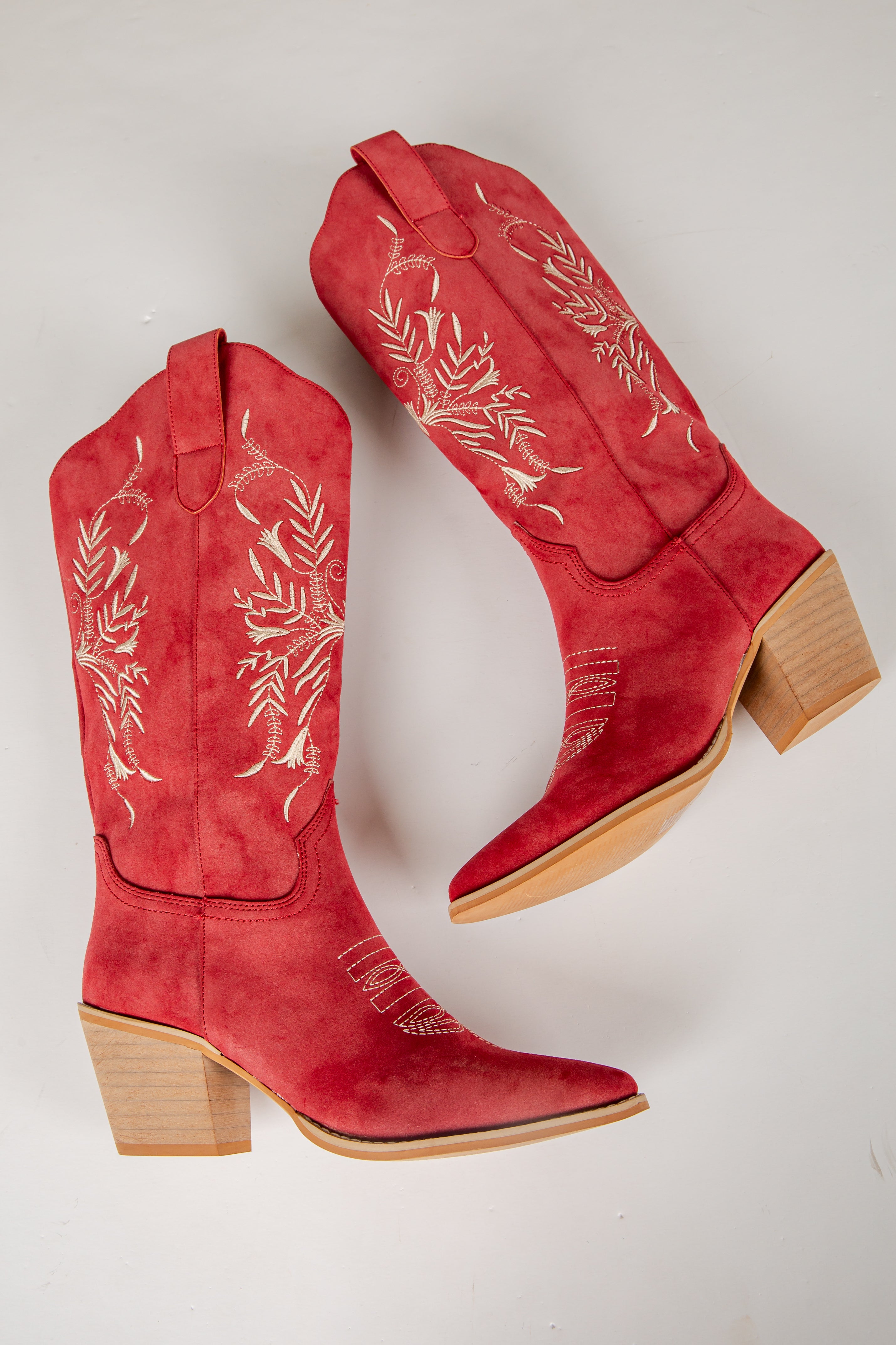 Always A Step Ahead Red Western Boots