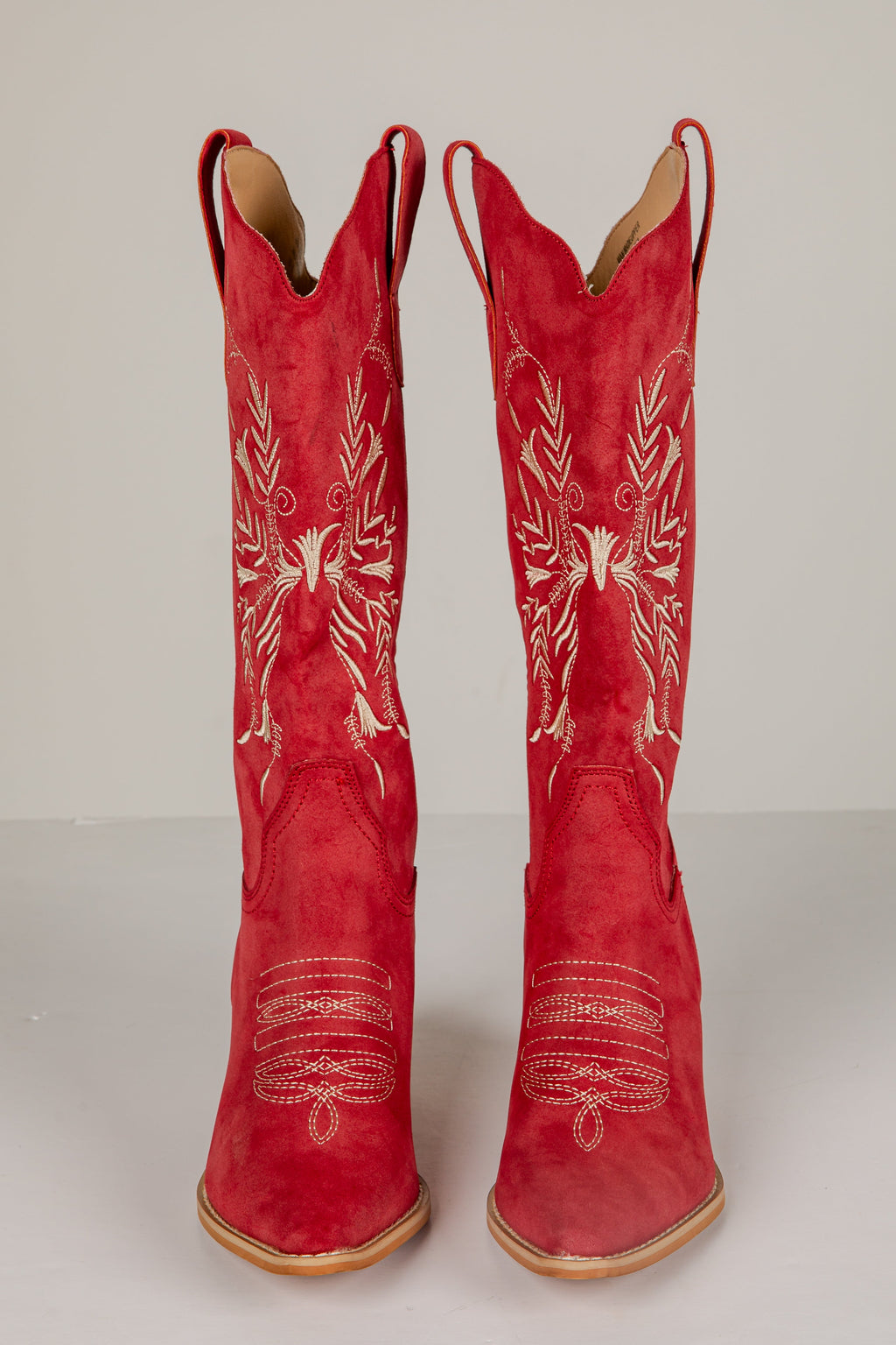 Always A Step Ahead Red Western Boots