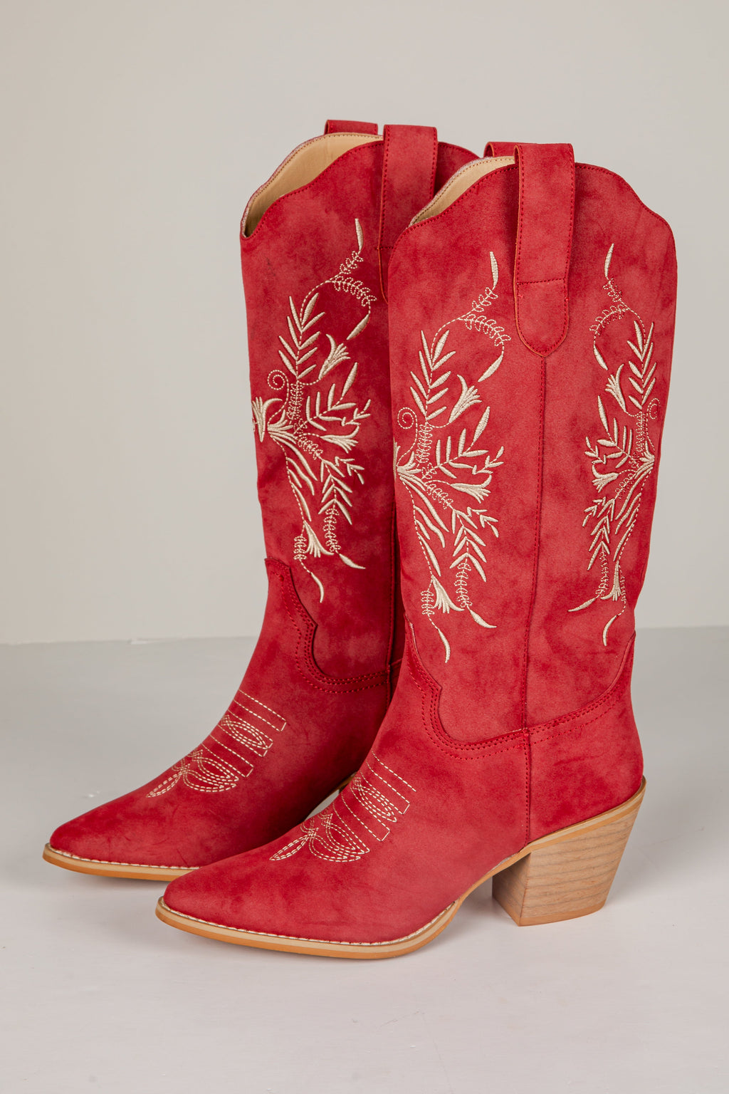 Always A Step Ahead Red Western Boots