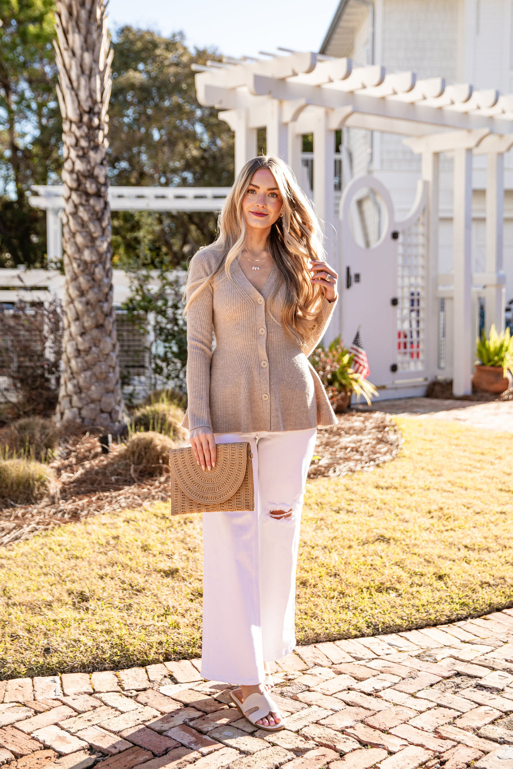 FINAL SALE - Timeless Touch Taupe Knit Top