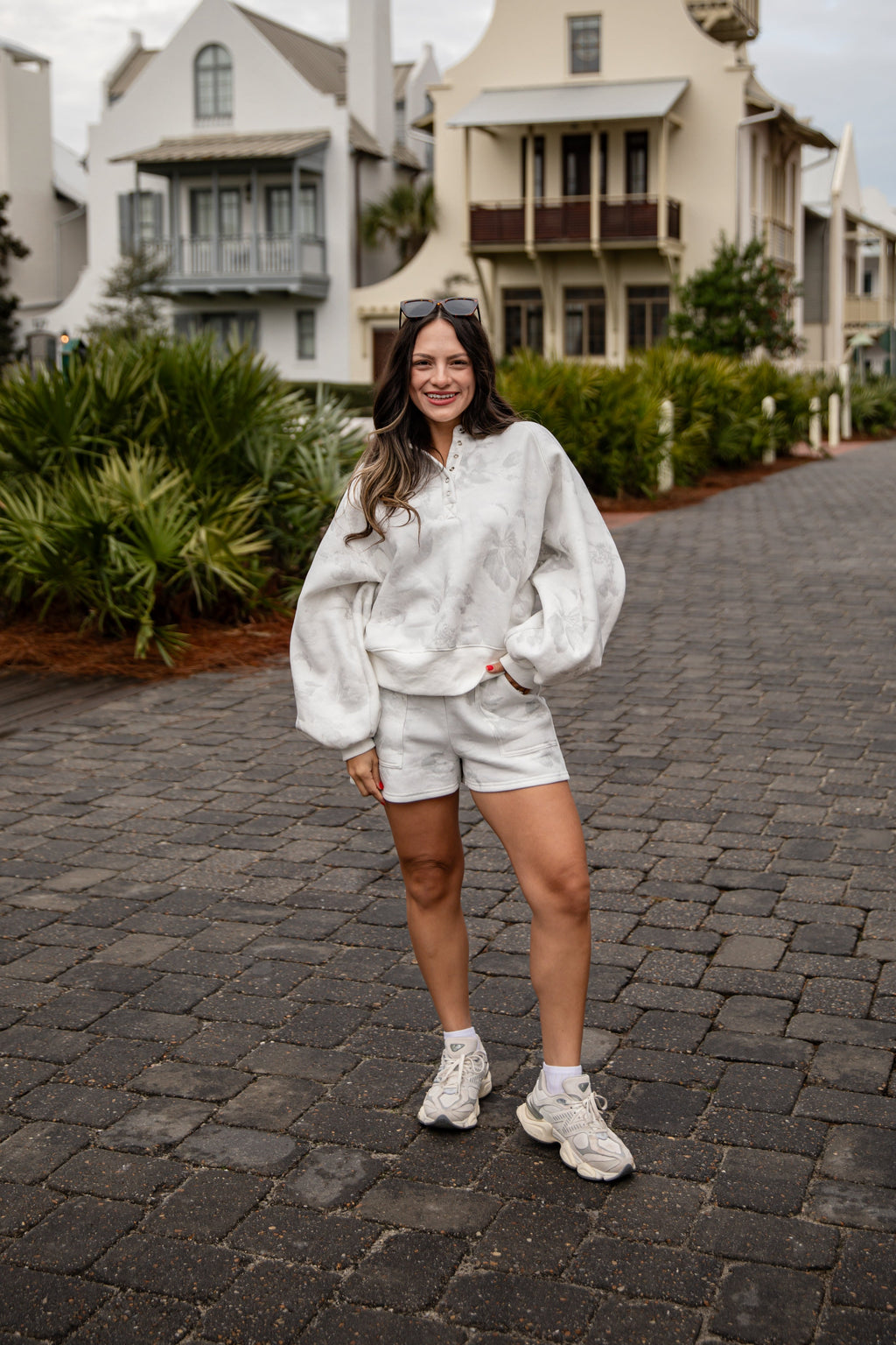 FINAL SALE - Arctic Drift White Camo Pullover