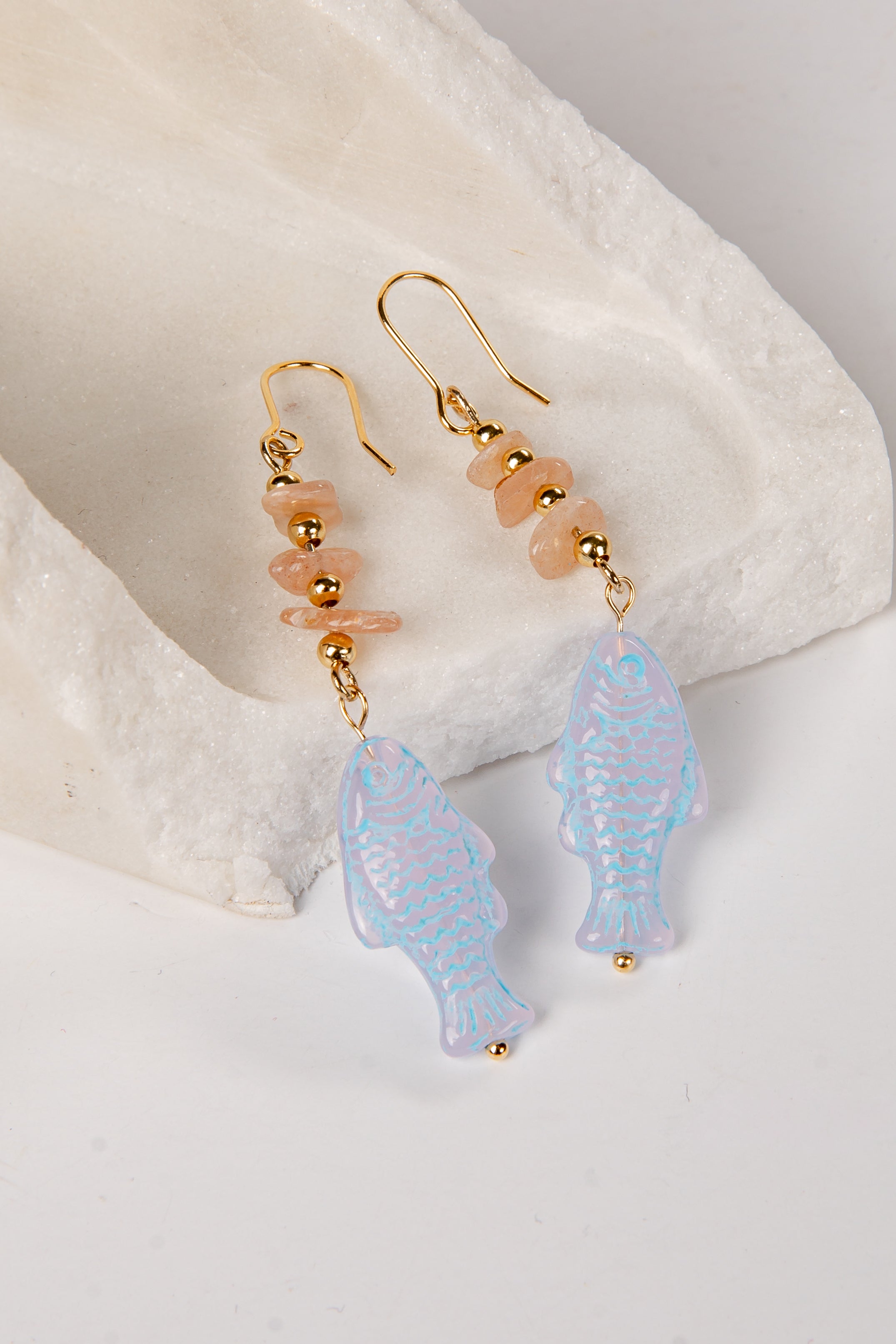 Reagan Fish Drop Earrings