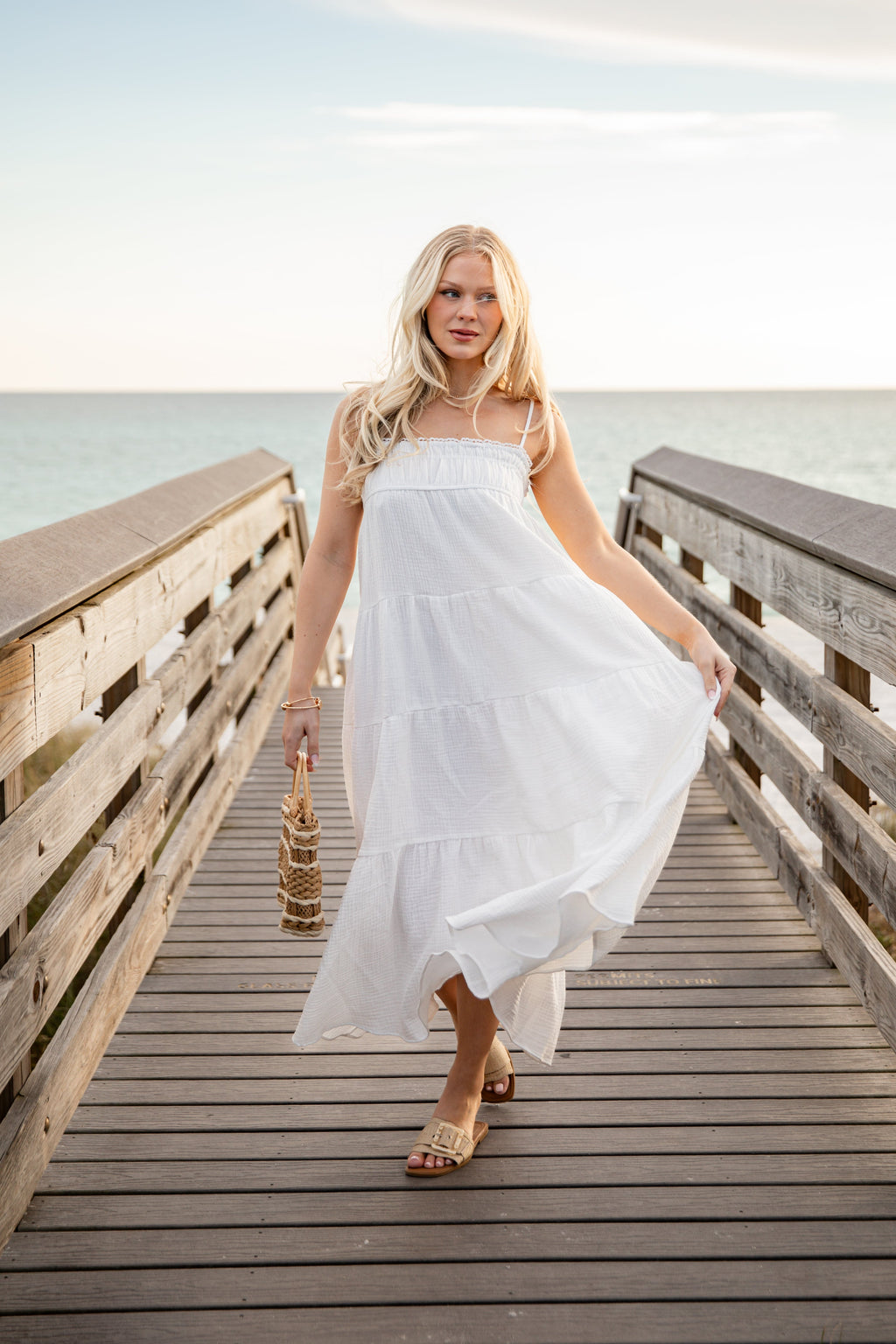 Sail Away Tiered Maxi Dress