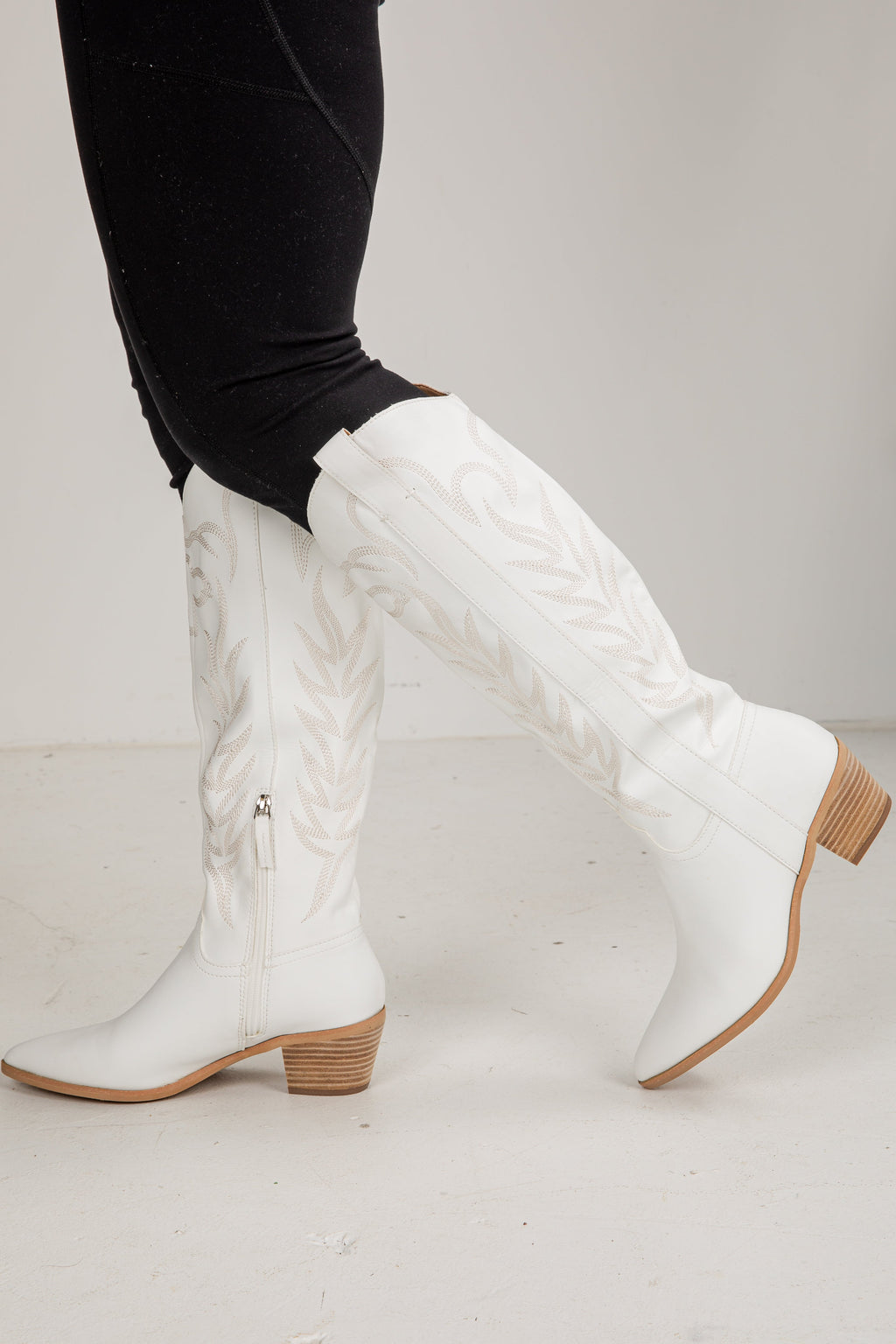 From Here On Out White Western Boots