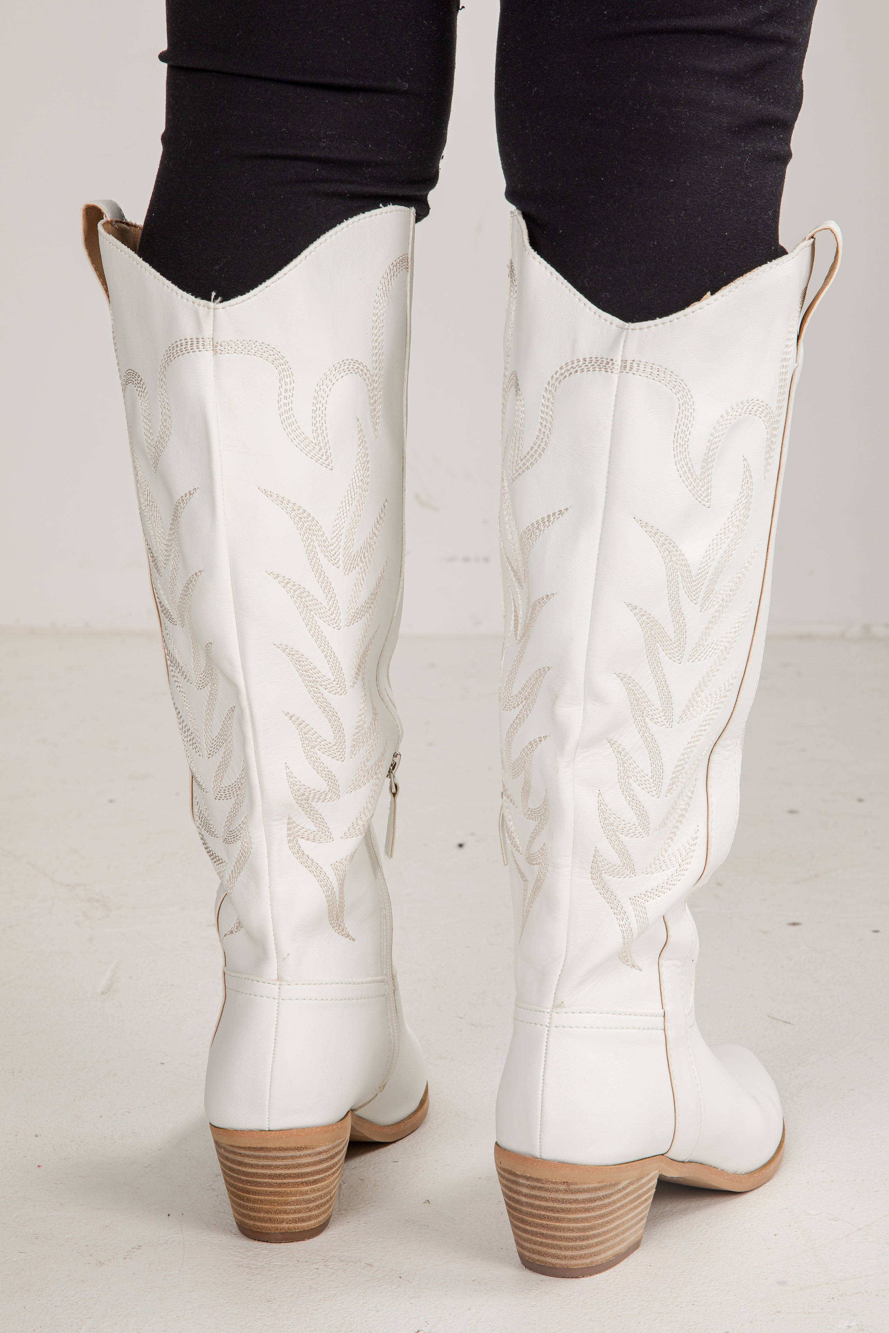From Here On Out White Western Boots
