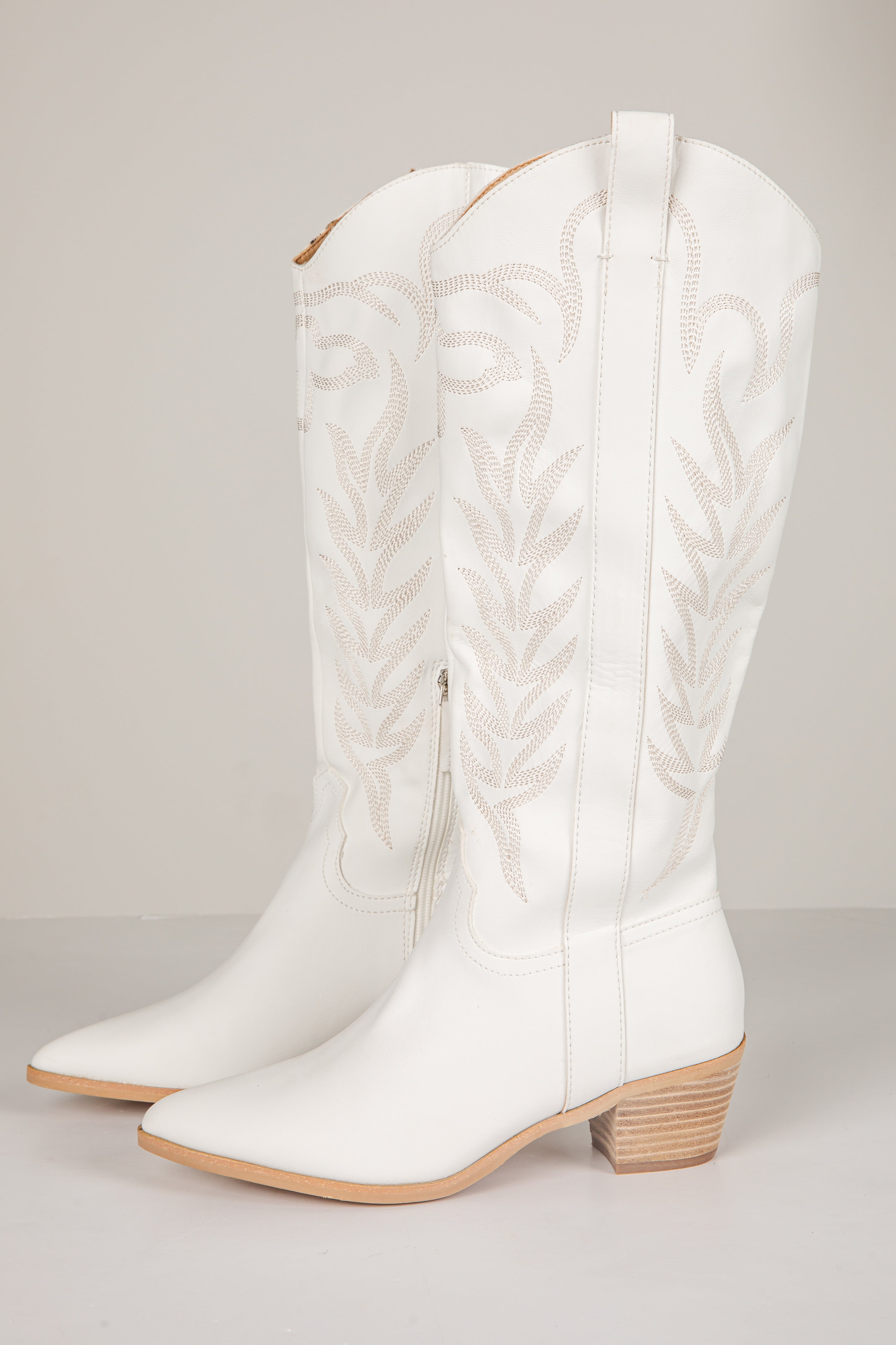 From Here On Out White Western Boots
