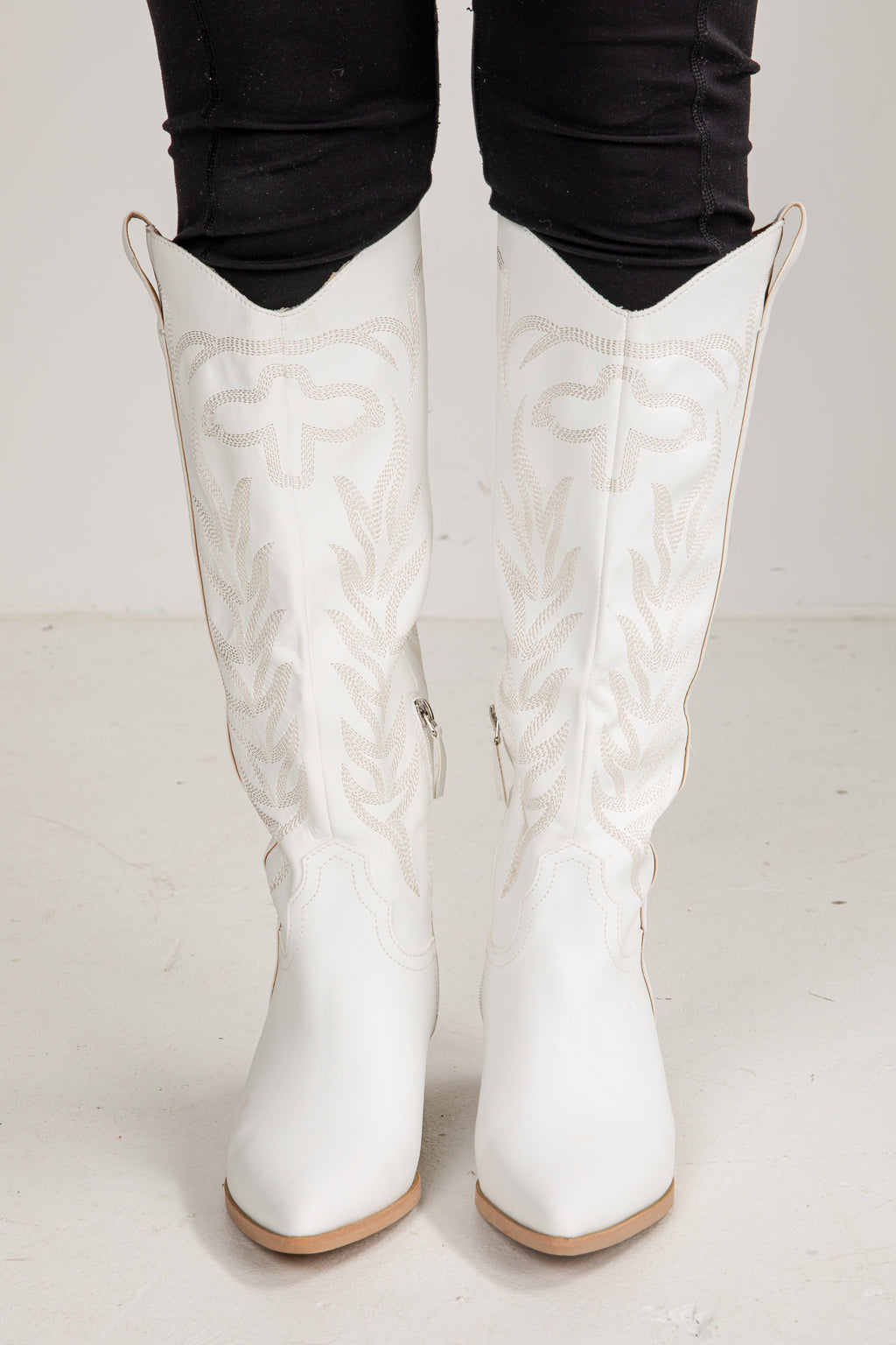 From Here On Out White Western Boots