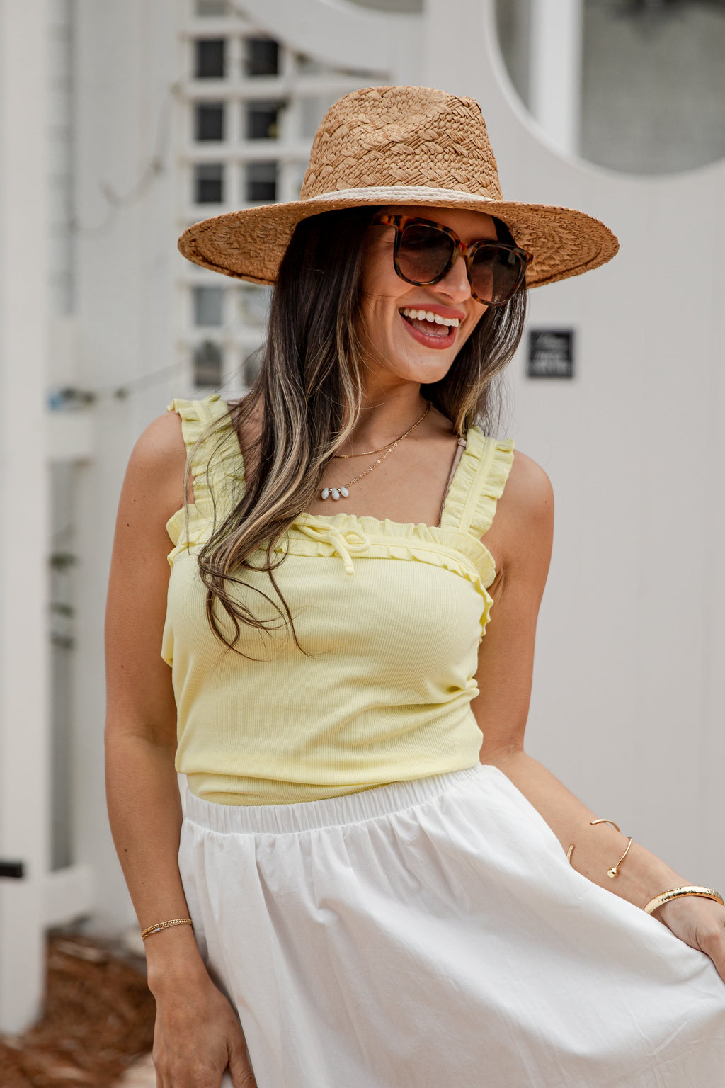 Sweet Escape Ruffle Tank